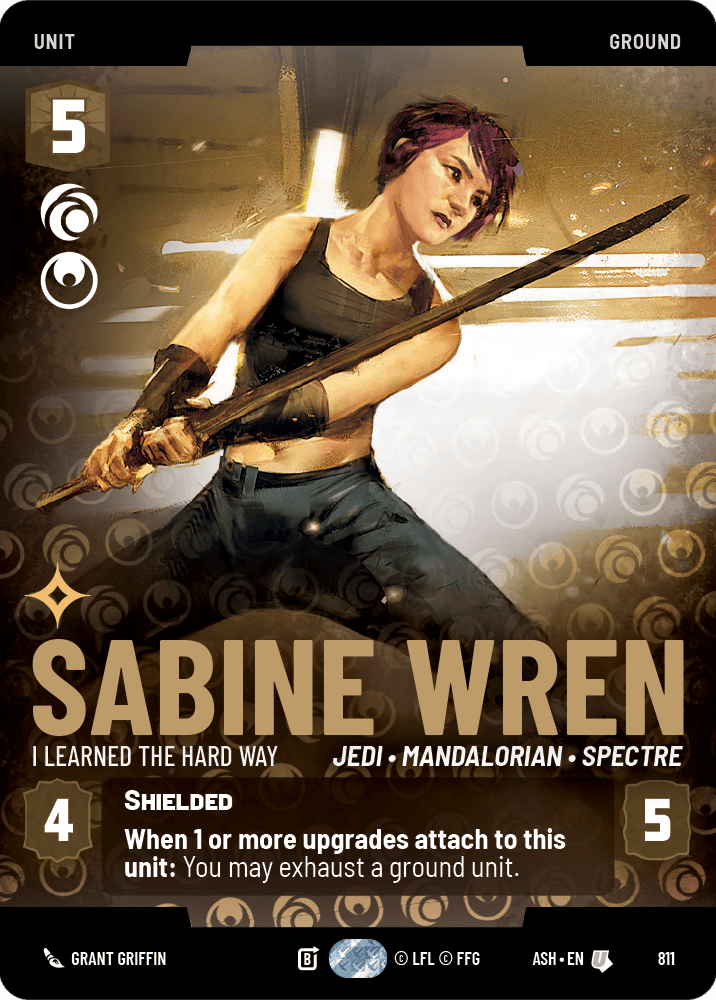 【ASH811/EN】Sabine Wren - I Learned the Hard Way (Prestige)