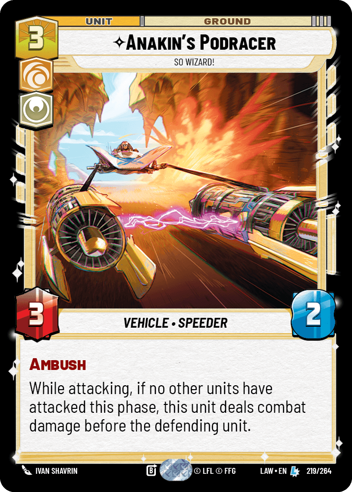 【LAW219/EN】Anakin's Podracer - So Wizard!