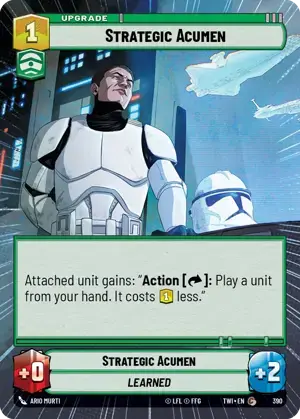 【傷あり特価】【TWI390/EN】Strategic Acumen(HYPERSPACE)