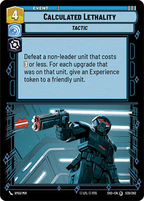 【傷あり特価】【SHD039/EN】Calculated Lethality