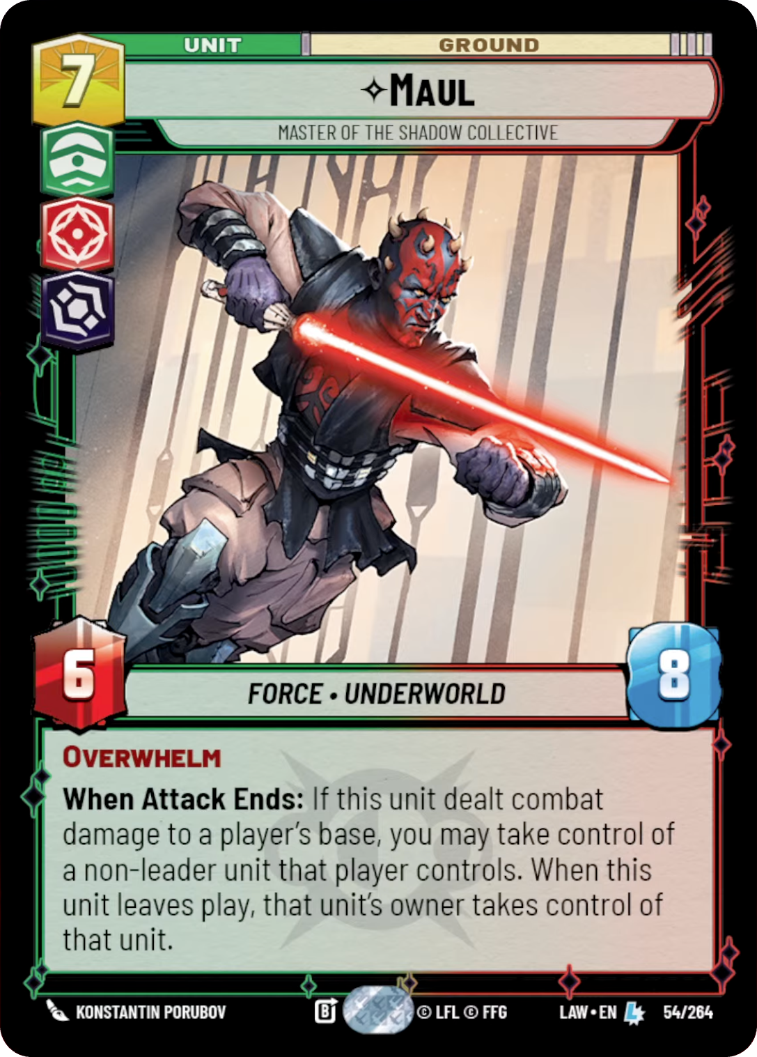 【LAW054/EN】Maul - Master of the Shadow Collective