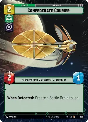 【傷あり特価】【TWI352/EN】Confederate Courier(HYPERSPACE)