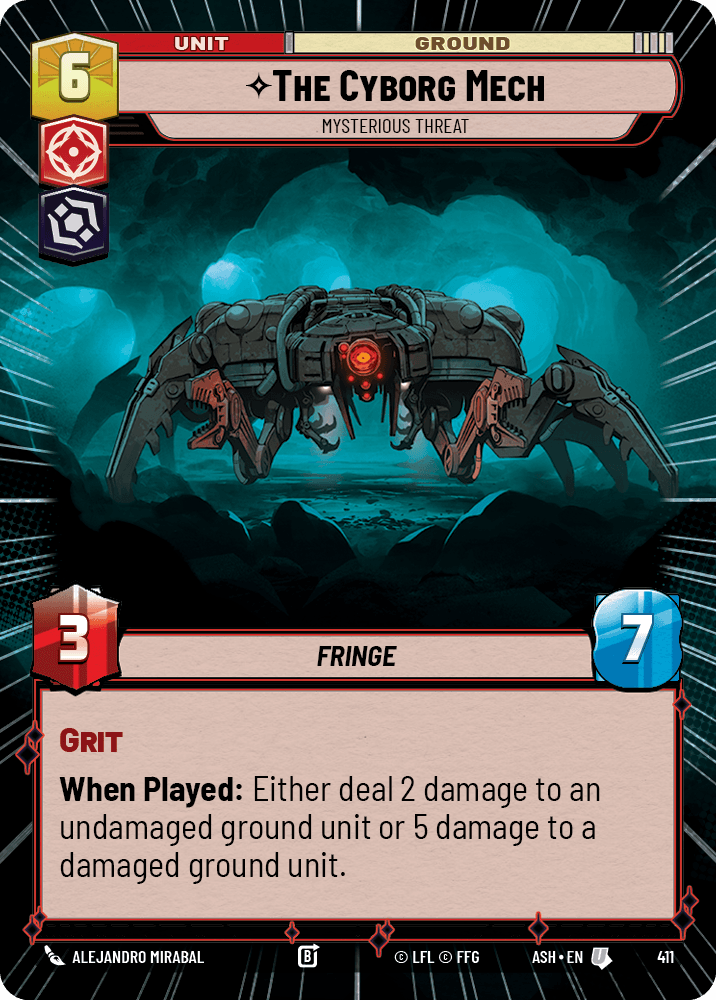 【ASH411/EN】The Cyborg Mech - Mysterious Threat (Hyperspace)