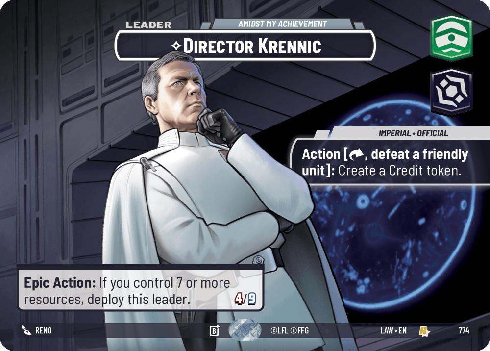 【LAW774/EN】Director Krennic - Amidst My Achievement(Showcase)