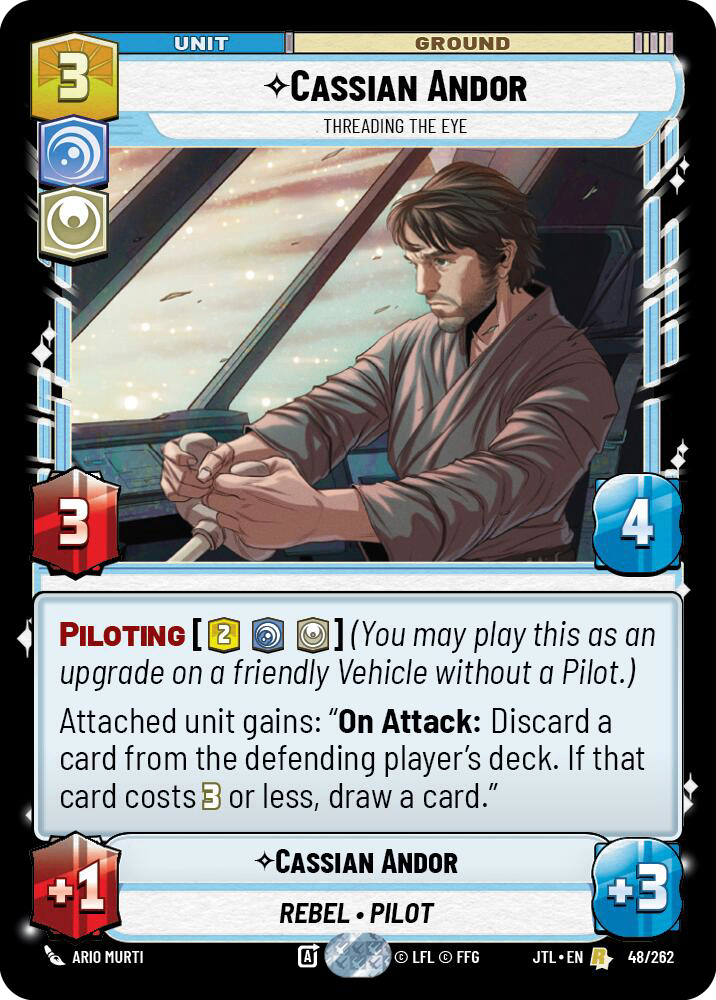 【JTL546/EN】Cassian Andor - Threading the Eye(Foil)