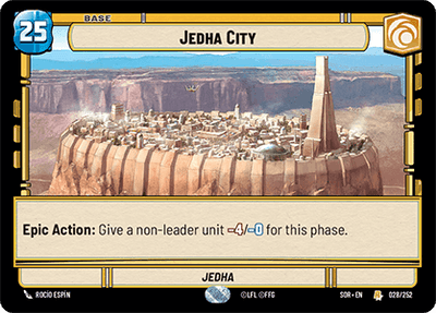 【傷あり特価】【SOR028/EN】Jedha City