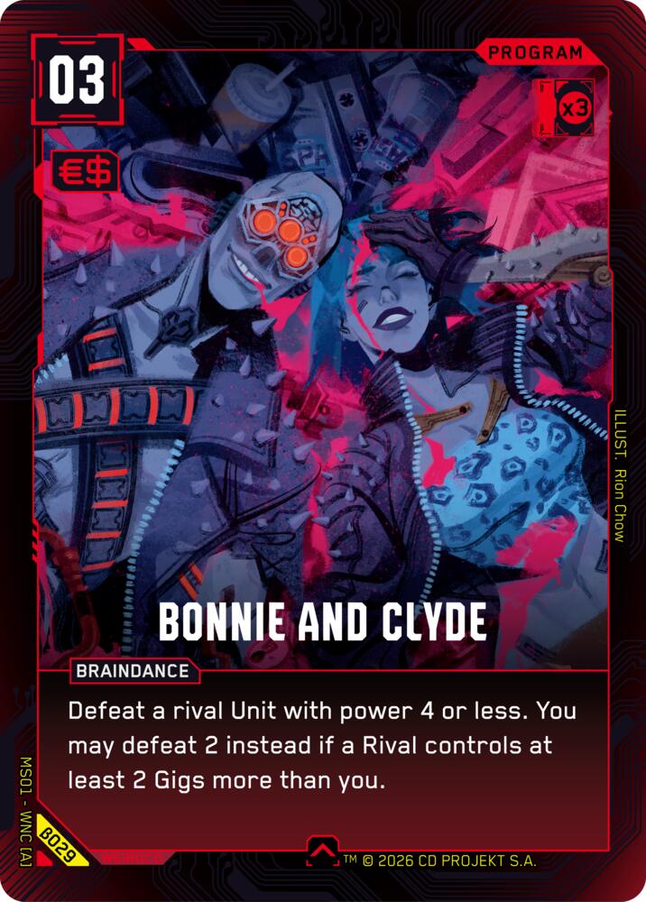 【WNCBβ029/EN】Bonnie and Clyde