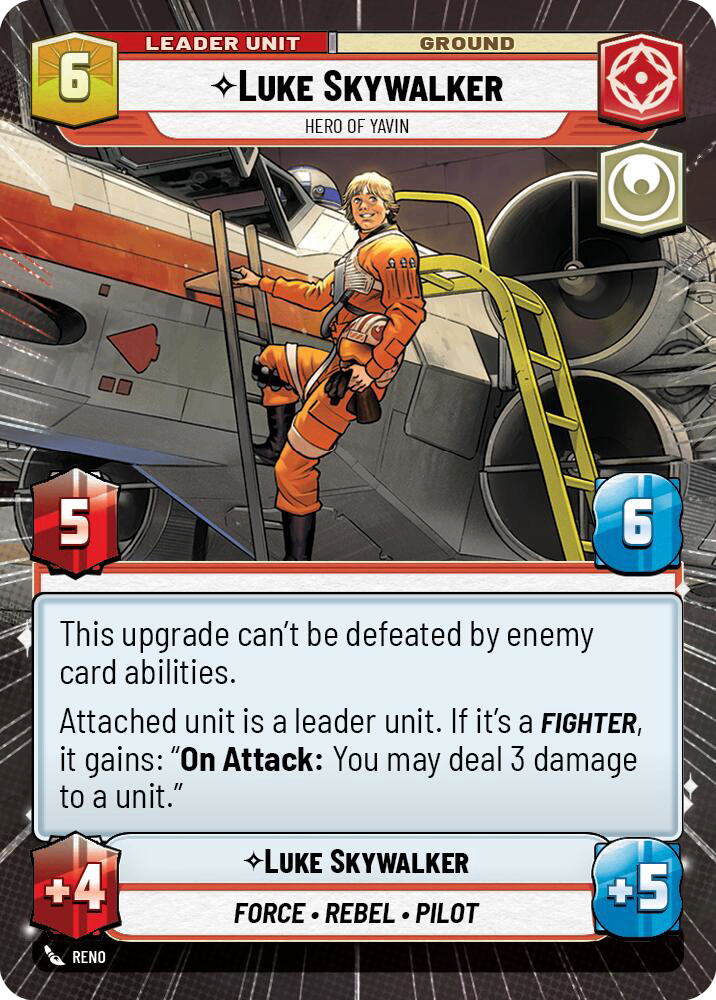 【JTL274/EN】Luke Skywalker - Hero of Yavin(Hyperspace)