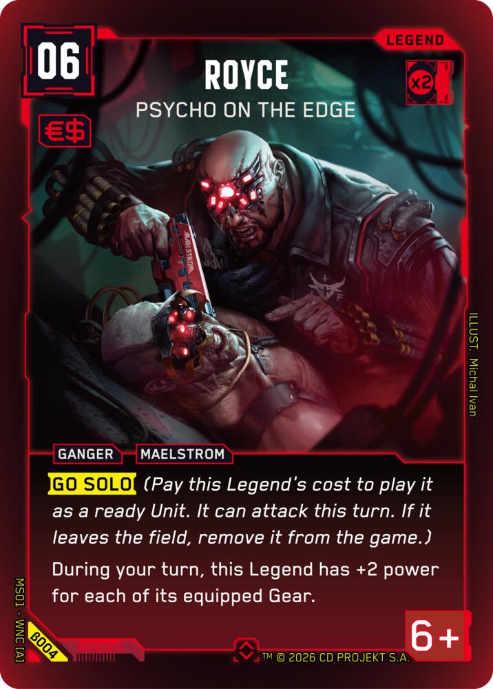 【WNCBβ004/EN】Royce: Psycho on the Edge