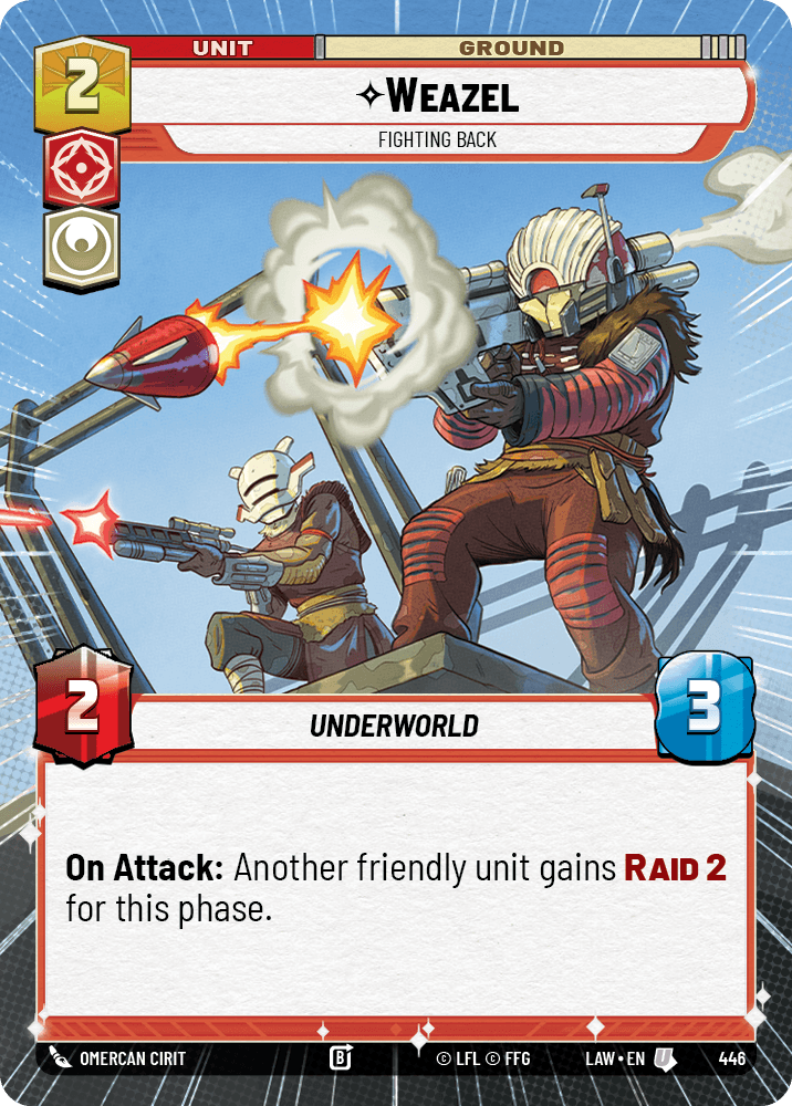 【LAW446/EN】Weazel - Fighting Back (Hyperspace)