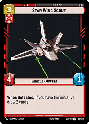 【傷あり特価】【SOR163/EN】Star Wing Scout