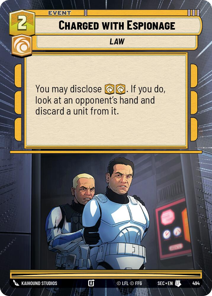 【SEC0494/EN】Charged with Espionage (Hyperspace)