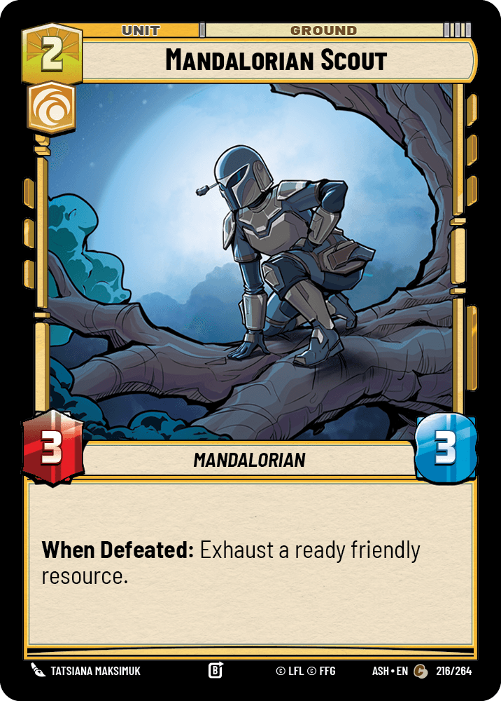 【ASH216/EN】Mandalorian Scout