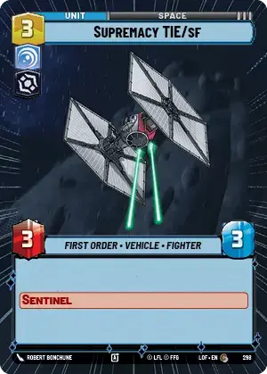 【LOF774/EN】Supremacy TIE/sf(Hyperspace/Foil)