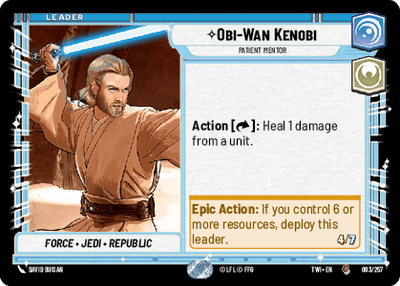 【傷あり特価】【TWI003/EN】Obi-Wan Kenobi - Patient Mentor