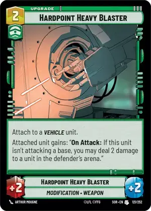 【SOR121/EN】Hardpoint Heavy Blaster(FOIL)