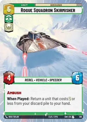 【傷あり特価】【SOR365/EN】Rogue Squadron Skirmisher (HYPERSPACE)