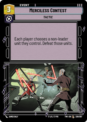 【傷あり特価】【TWI238/EN】Merciless Contest