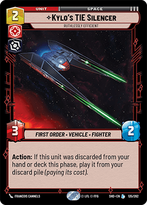 【傷あり特価】【SHD135/EN】Kylo's TIE Silencer - Ruthlessly Efficient