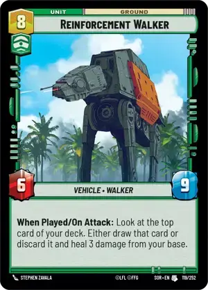 【傷あり特価】【SOR119/EN】Reinforcement Walker(FOIL)