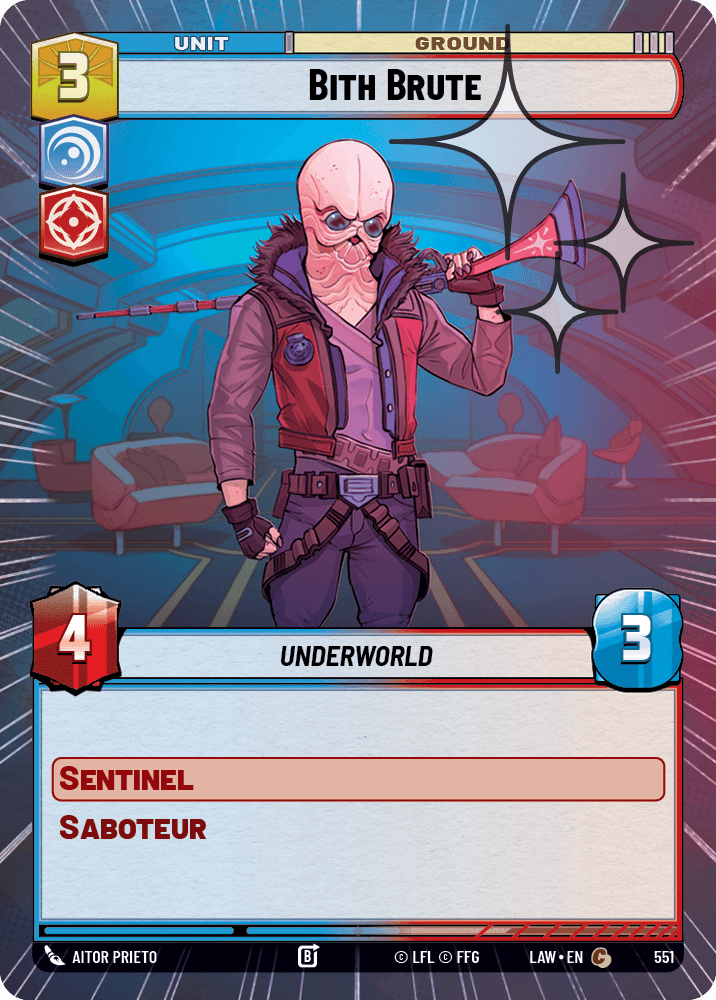【LAW551/EN】Bith Brute (Hyperspace/Foil)