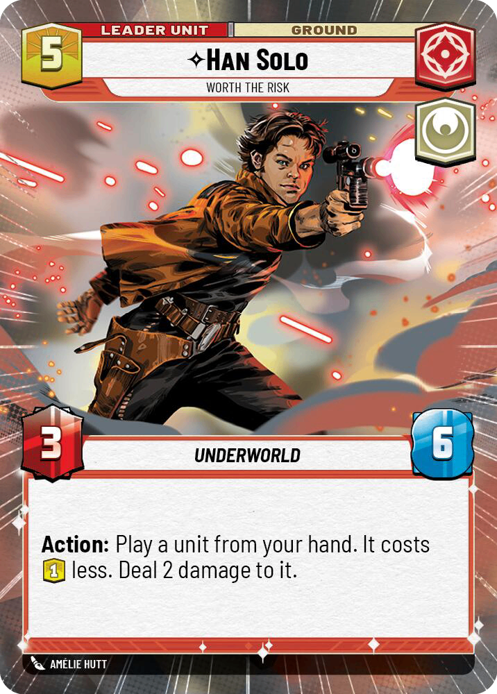 【傷あり特価】【SHD292/EN】Han Solo - Worth the Risk (HYPERSPACE)