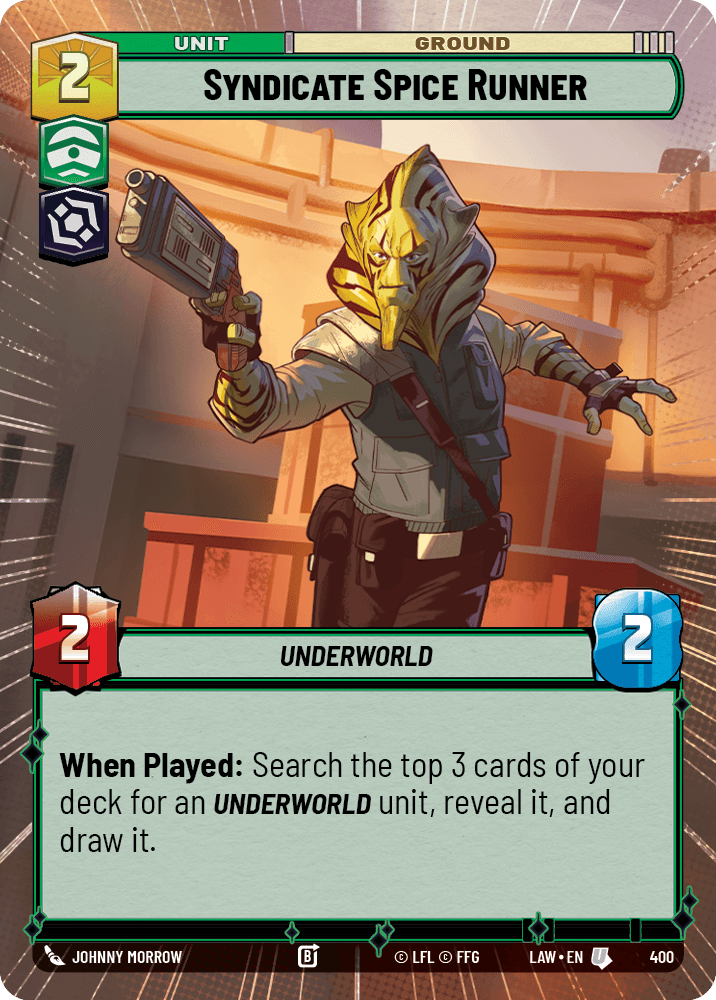 【LAW400/EN】Syndicate Spice Runner (Hyperspace)