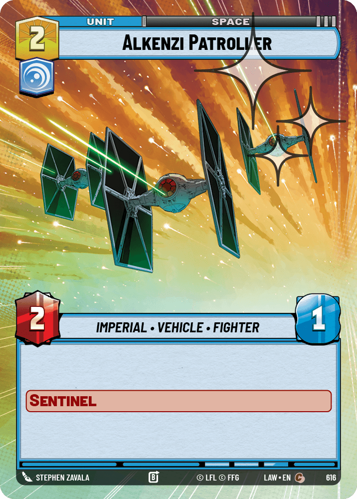 【LAW616/EN】Alkenzi Patroller (Hyperspace/Foil)