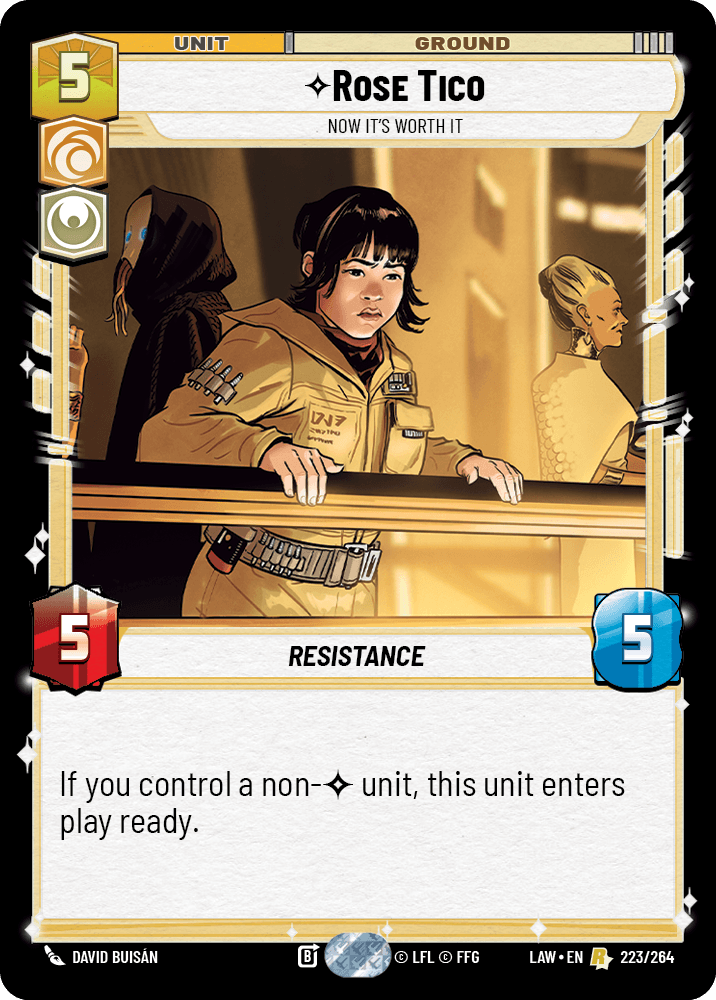 【LAW223/EN】Rose Tico - Now It's Worth It