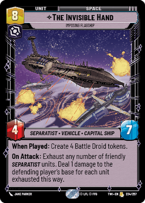 【傷あり特価】【TWI234/EN】The Invisible Hand - Imposing Flagship