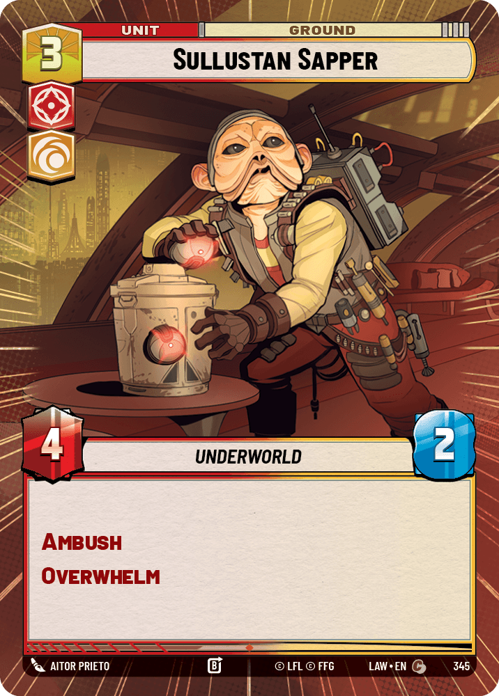 【LAW345/EN】Sullustan Sapper (Hyperspace)