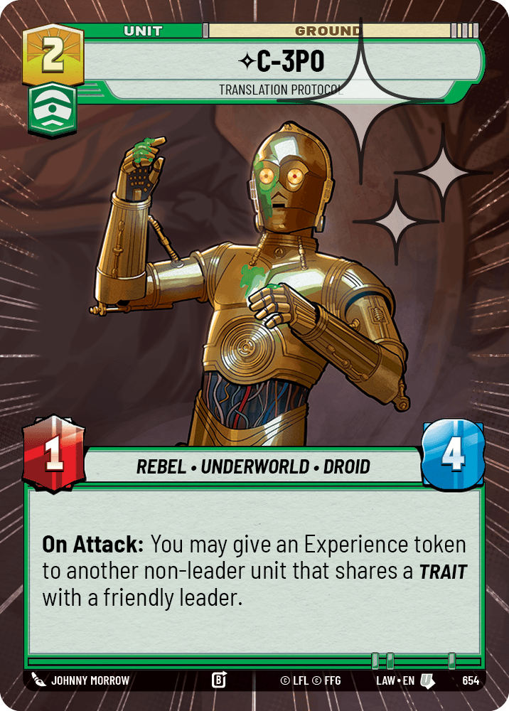 【LAW654/EN】C-3PO - Translation Protocol (Hyperspace/Foil)