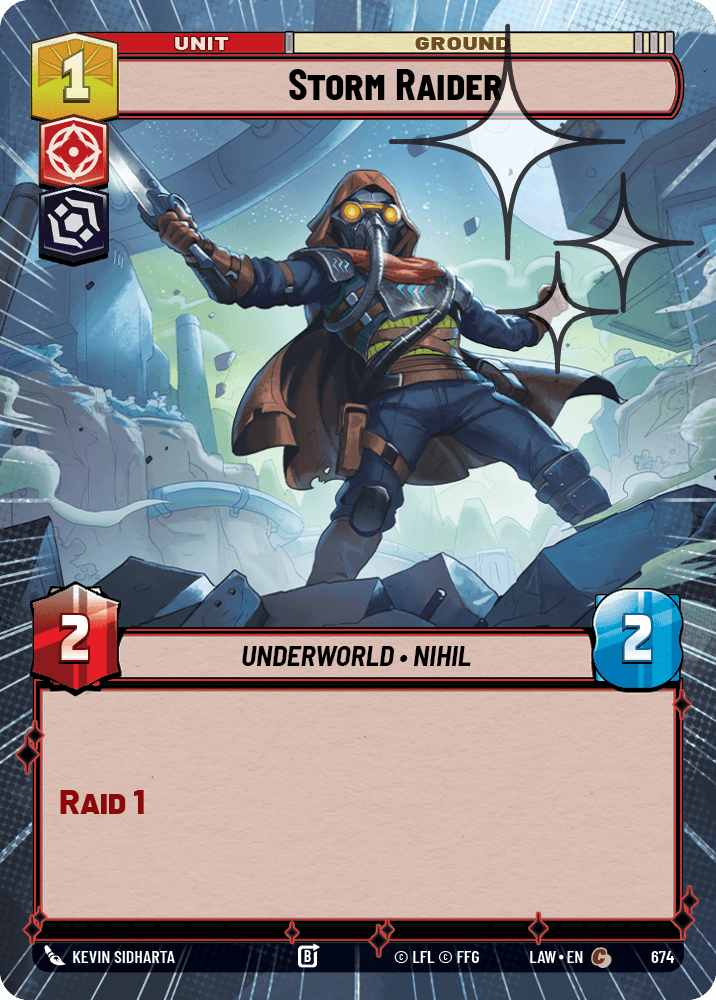 【LAW674/EN】Storm Raider (Hyperspace/Foil)