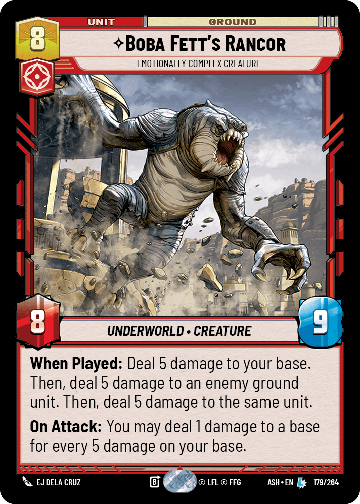 【ASH179/EN】Boba Fett's Rancor - Emotionally Complex Creature