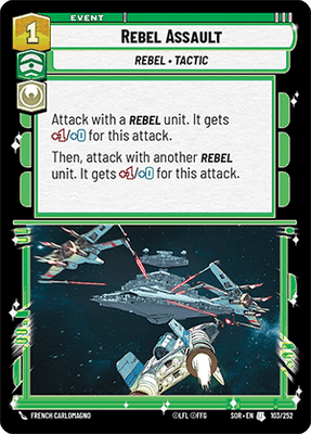 【傷あり特価】【SOR103/EN】Rebel Assault