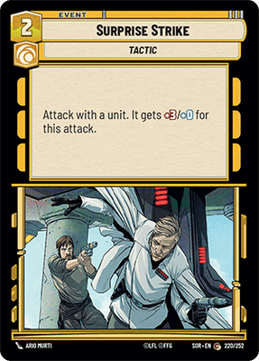 【傷あり特価】【SOR220/EN】Surprise Strike