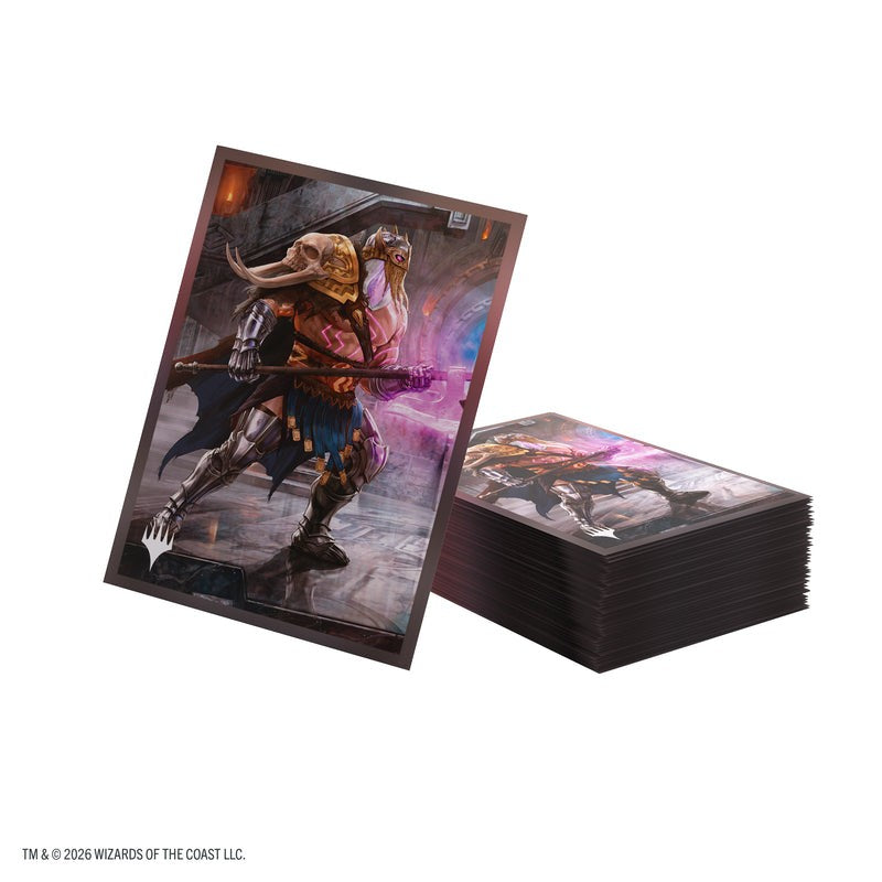 【GAMEGENIC】Magic: The Gathering | REALITY FRACTURE PREMIUM ART SLEEVES - GARRUK OF THE VEIL※配送方法はゆうパックをご選択ください