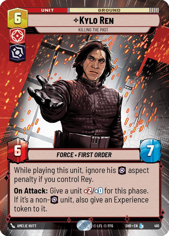 【傷あり特価】【SHD410/EN】Kylo Ren - Killing the Past(HYPERSPACE)