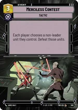 【傷あり特価】【TWI500/EN】Merciless Contest(HYPERSPACE)