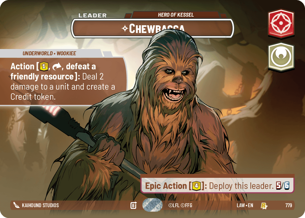 【LAW779/EN】Chewbacca - Hero of Kessel(Showcase)