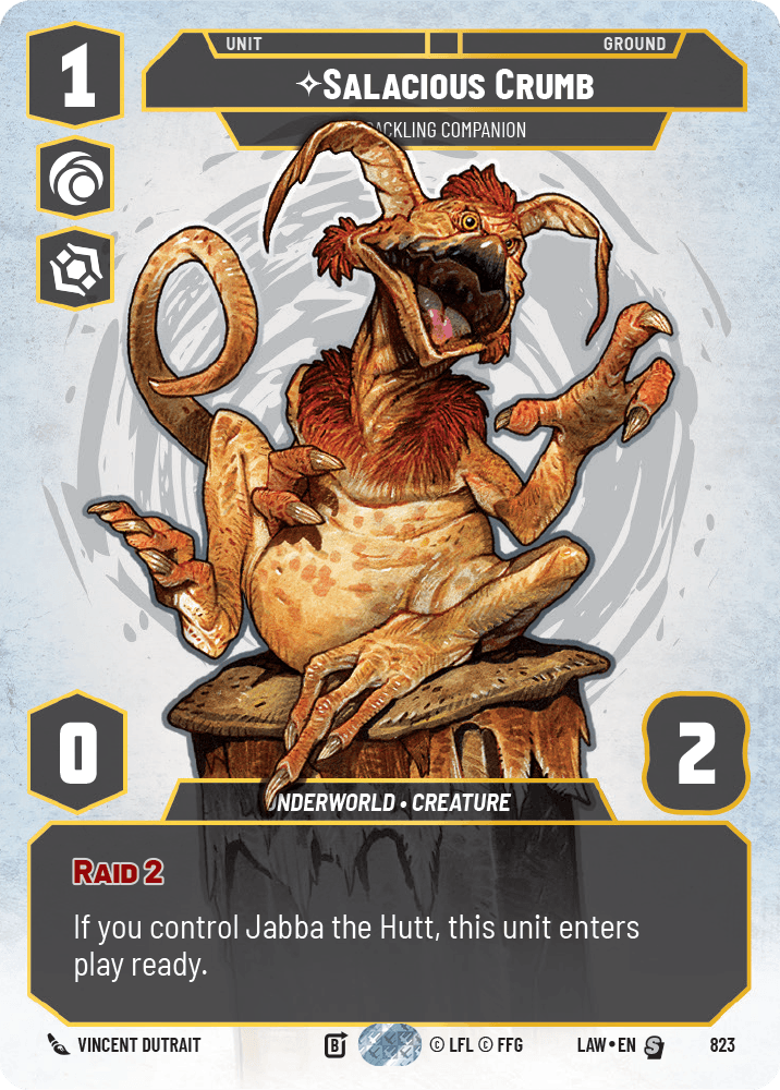 【LAW823/EN】Salacious Crumb - Cackling Companion(Prestige)