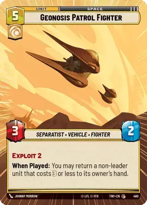 【傷あり特価】【TWI480/EN】Geonosis Patrol Fighter(HYPERSPACE)