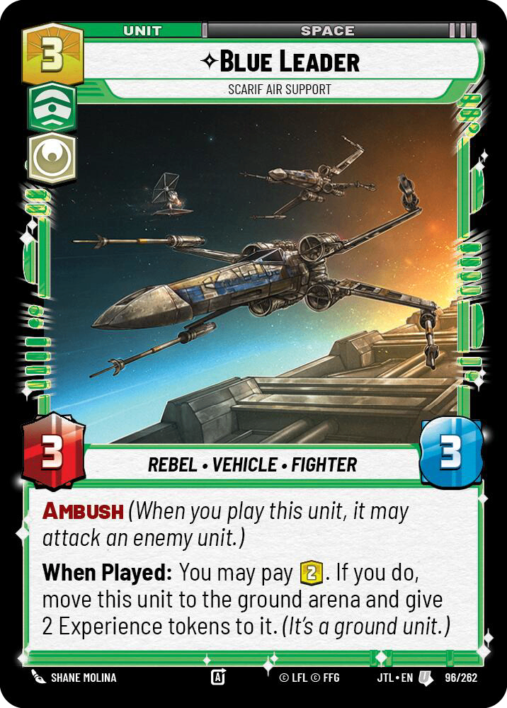 【JTL594/EN】Blue Leader - Scarif Air Support(Foil)