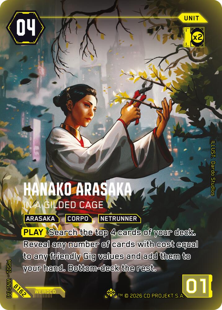 【WNCBβ162/EN】Hanako Arasaka: In a Gilded Cage(ICONIC)