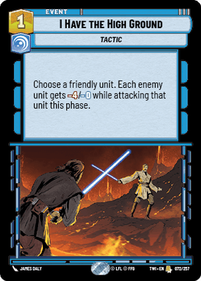 【傷あり特価】【TWI072/EN】I Have the High Ground