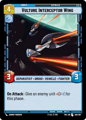 【傷あり特価】【TWI063/EN】Vulture Interceptor Wing