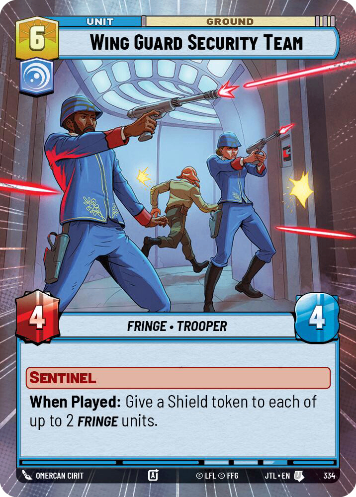 【JTL334/EN】Wing Guard Security Team(Hyperspace)