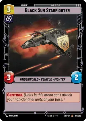 【SHD237/EN】Black Sun Starfighter (FOIL)