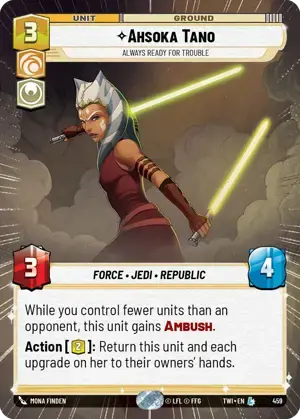 【TWI459/EN】Ahsoka Tano - Always Ready For Trouble(HYPERSPACE/FOIL)