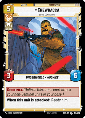 【傷あり特価】【SOR196/EN】Chewbacca - Loyal Companion